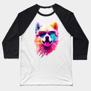 Dog in sunglasses Baseball T-Shirt